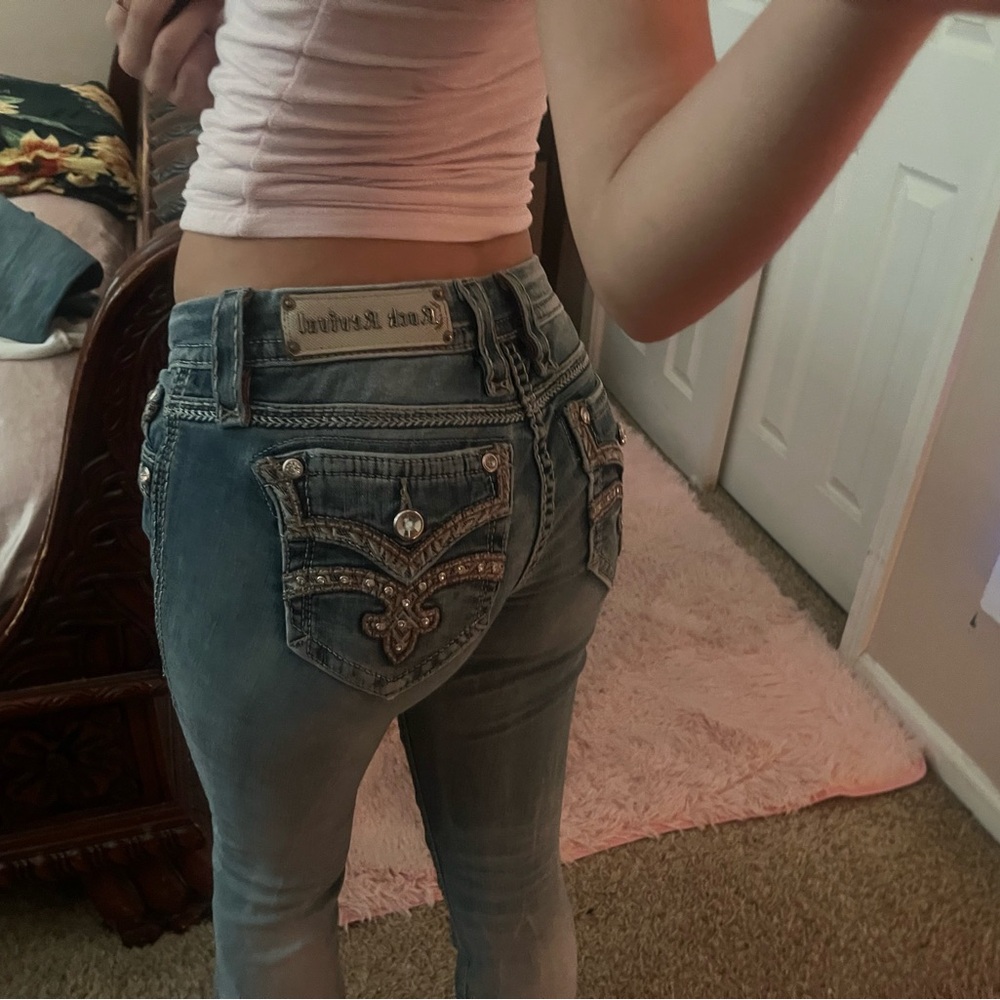 Miss Me Blue Skinny Jeans Classic Style - Picture 1 of 3